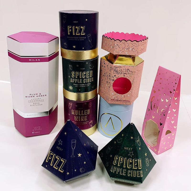 坦洲化妆品包装盒、异形包装盒、异形礼盒、异形纸盒定制印刷